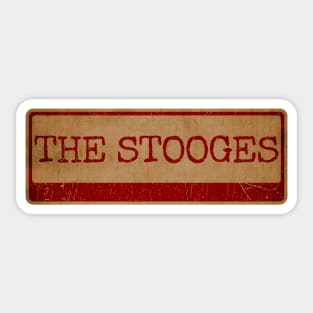 Typewriter - The Stooges Sticker